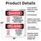 Signmission Propane Gas Flammable No Smoking Danger Sign, Aluminum, 18in W x 24in L, 2PK OS-2PACK-DS-A-1824-VS-1539 - alternate 2